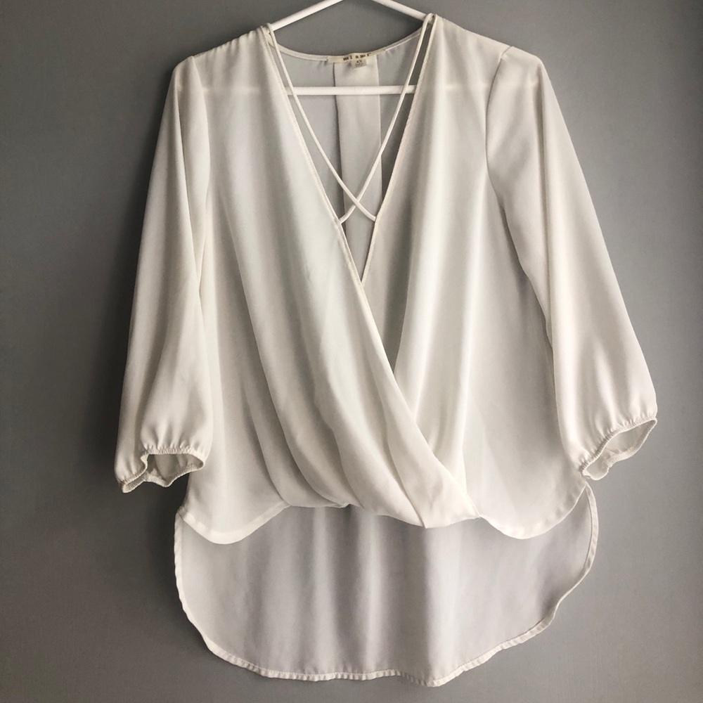 White cross top